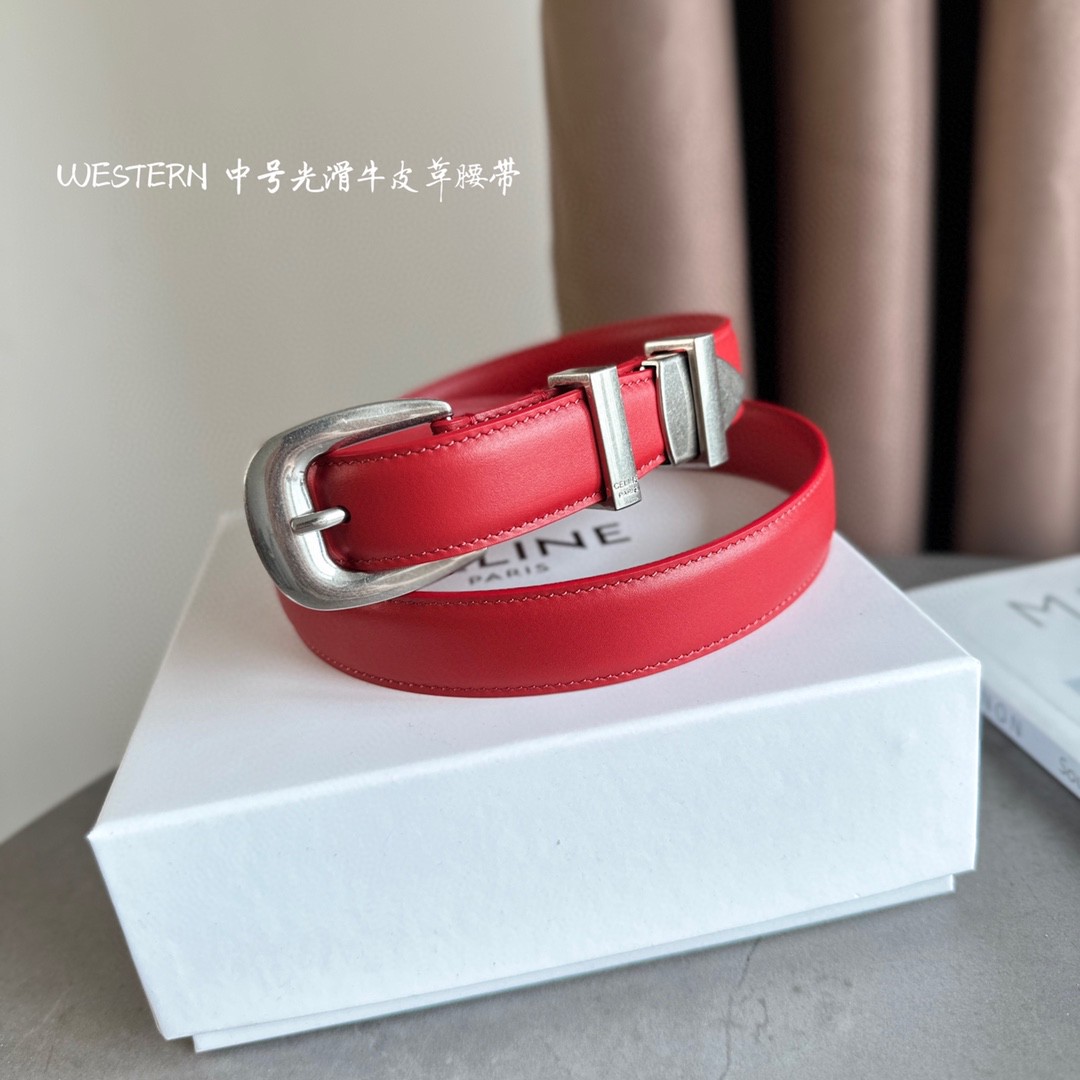 Celine Leather Belts 1:1 Mirror Version