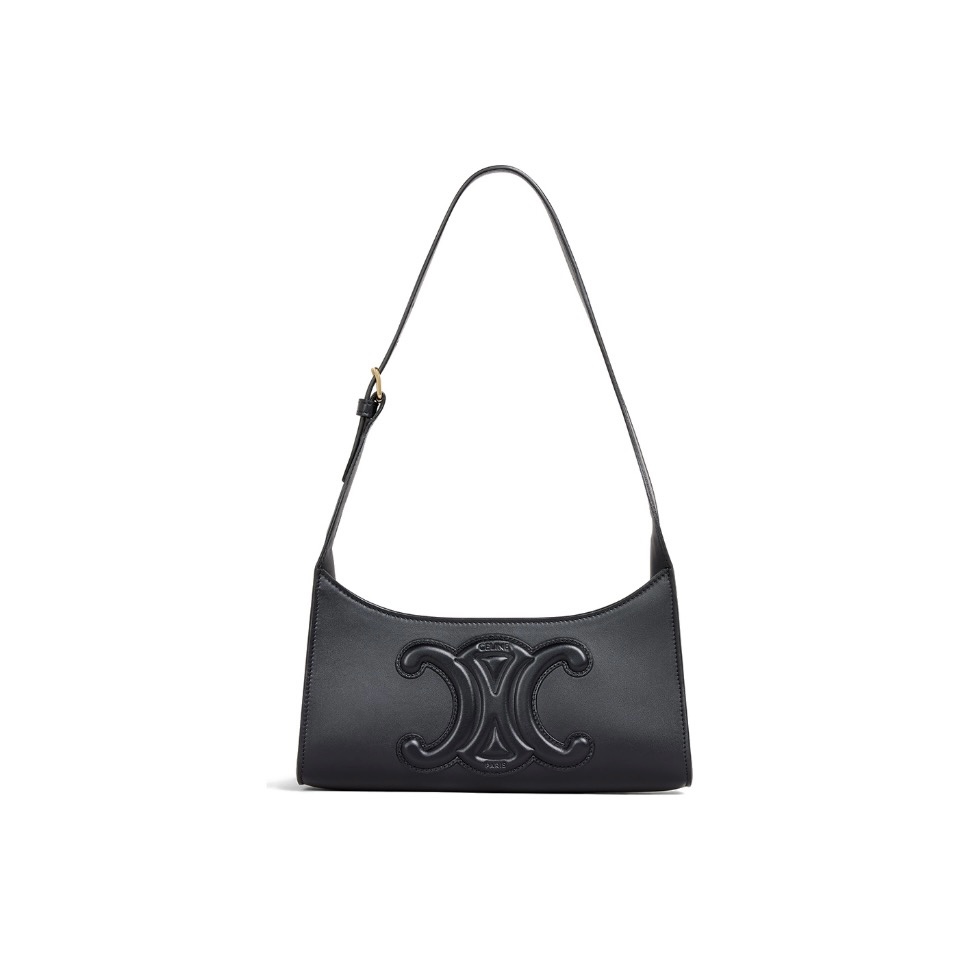 Celine Cuir Triomphe Relief Handbag Shoulder Bag(Replica)