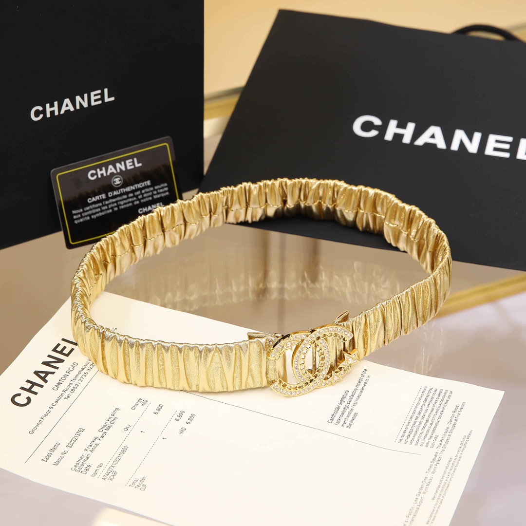 Chanel Leather Belts 1:1 Mirror Version