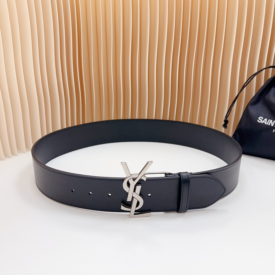 YSL Saint Laurent Leather Belts 1:1 Mirror Version