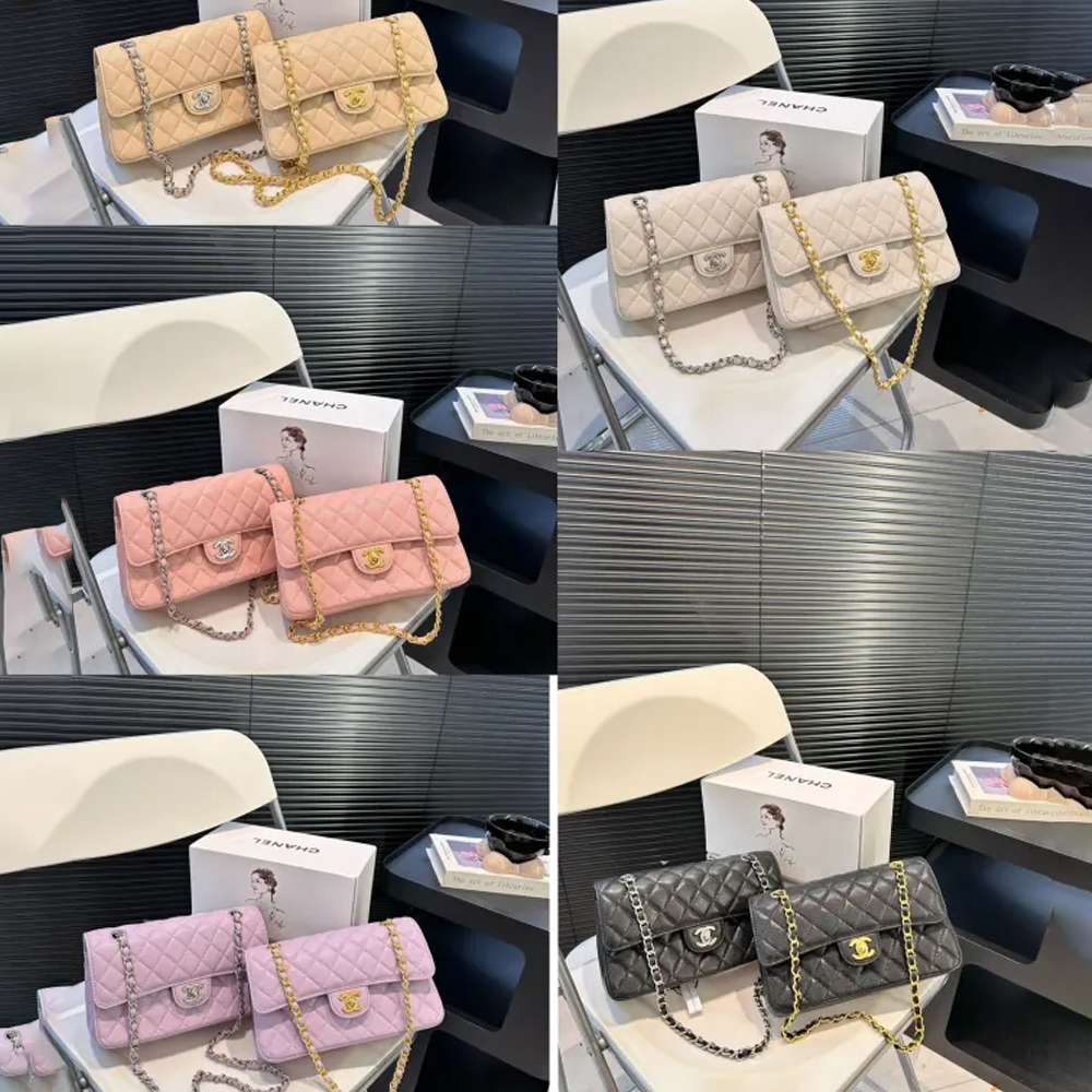 Chanel Classic Flap Bag Caviar 1113 LLS081 23cm