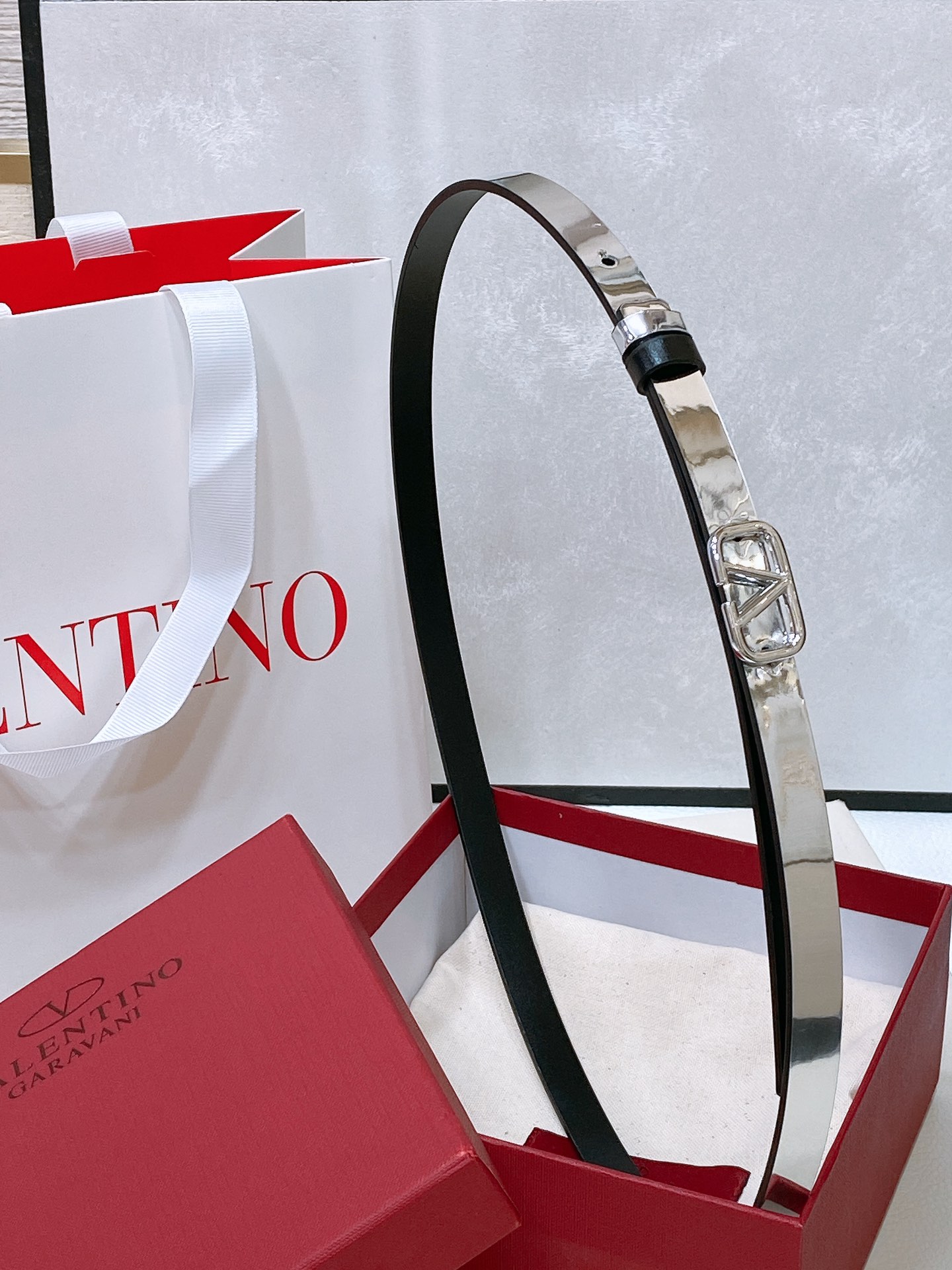 Valentino Leather Belts 1:1 Mirror Version