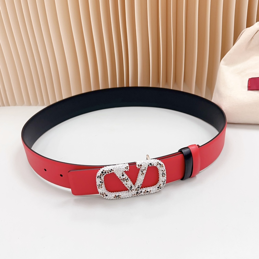 Valentino Leather Belts 1:1 Mirror Version