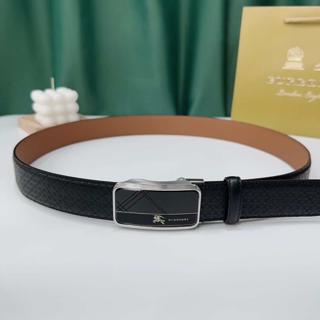 Burberry Leather Belts 1:1 Mirror Version