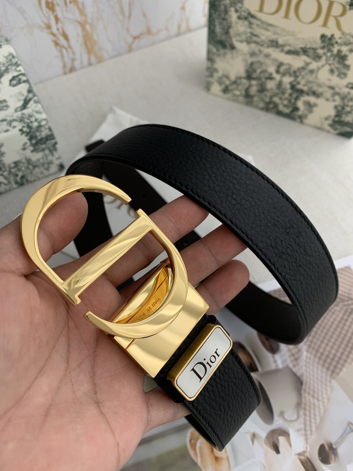 Dior Leather Belts 1:1 Mirror Version