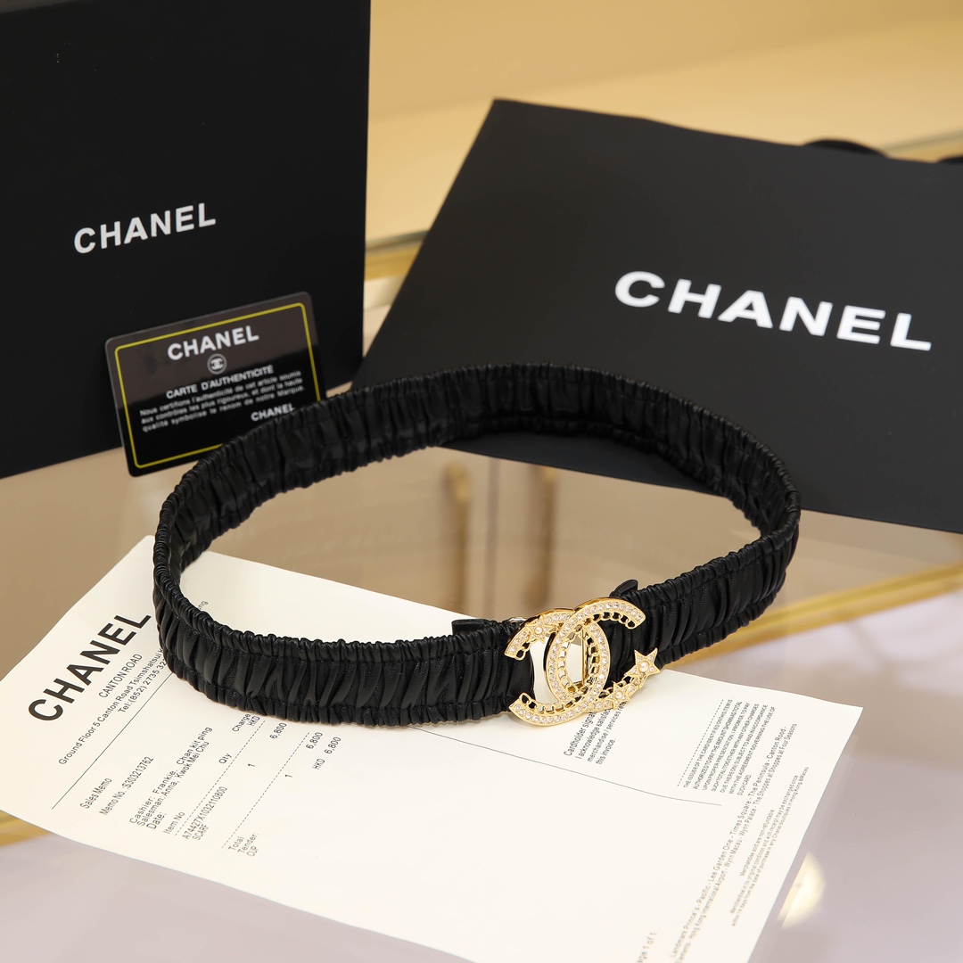 Chanel Leather Belts 1:1 Mirror Version