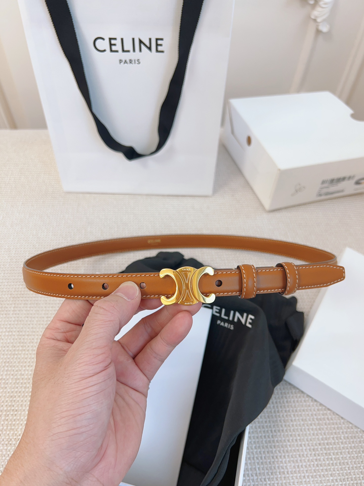 Celine Leather Belts 1:1 Mirror Version
