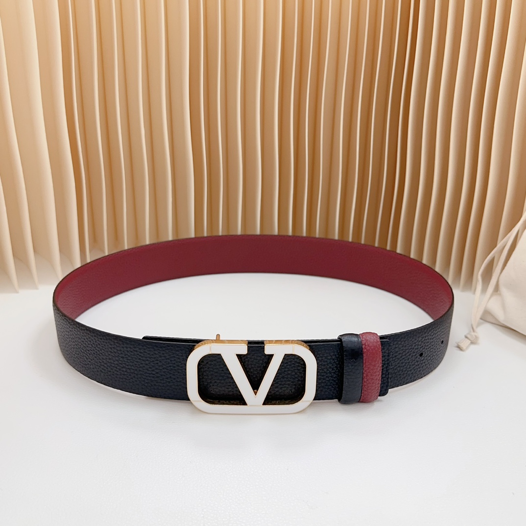 Valentino Leather Belts 1:1 Mirror Version