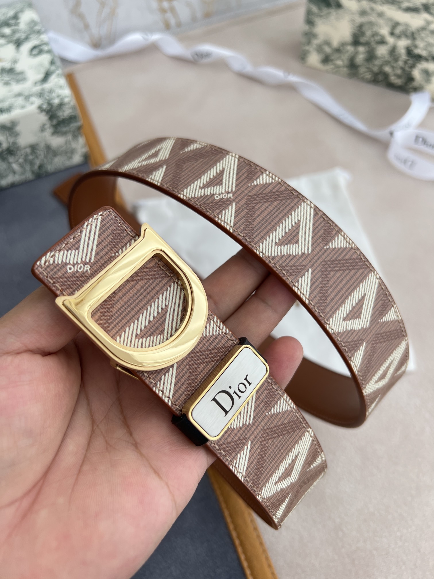 Dior Leather Belts 1:1 Mirror Version