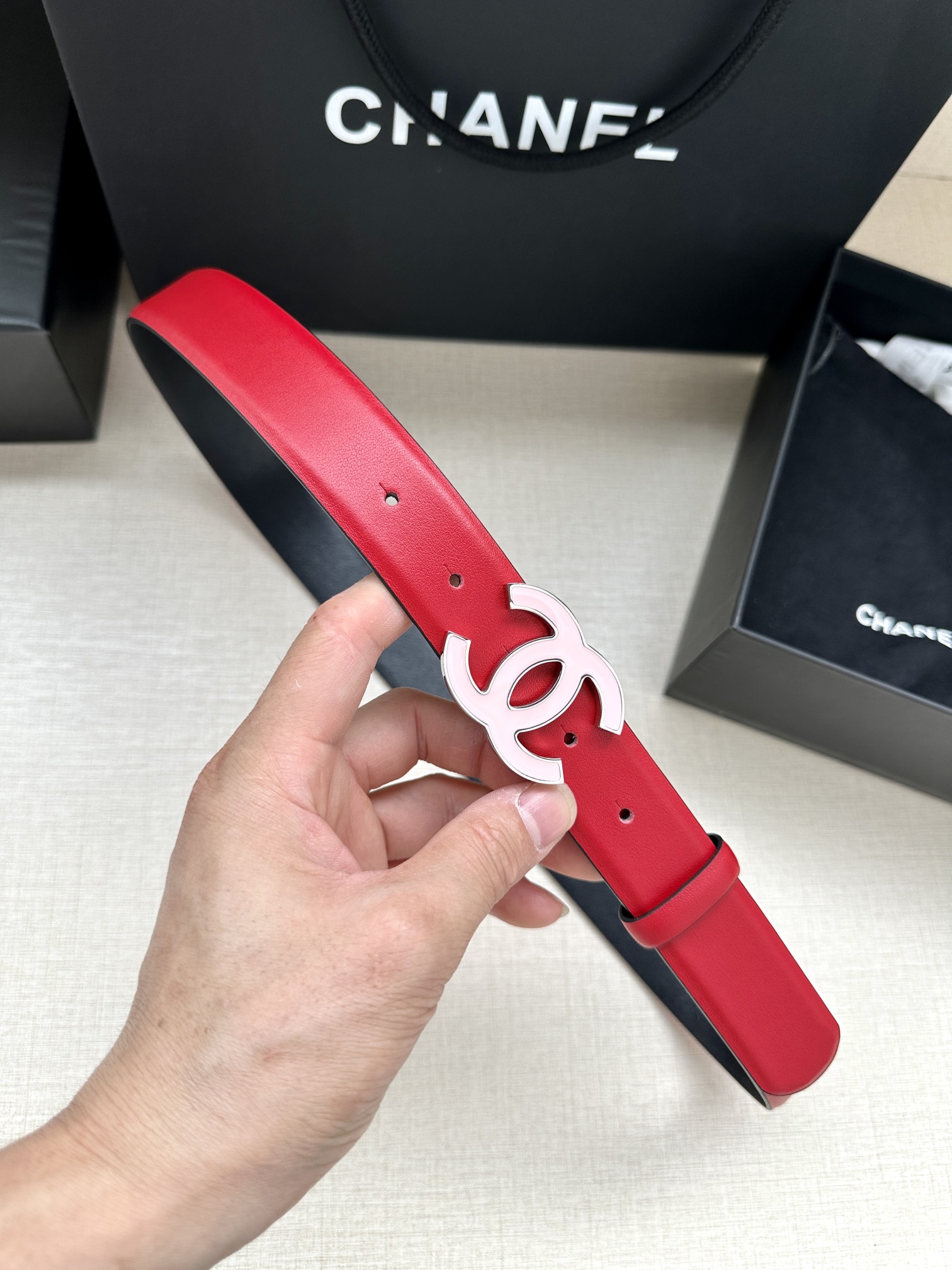 Chanel Leather Belts 1:1 Mirror Version