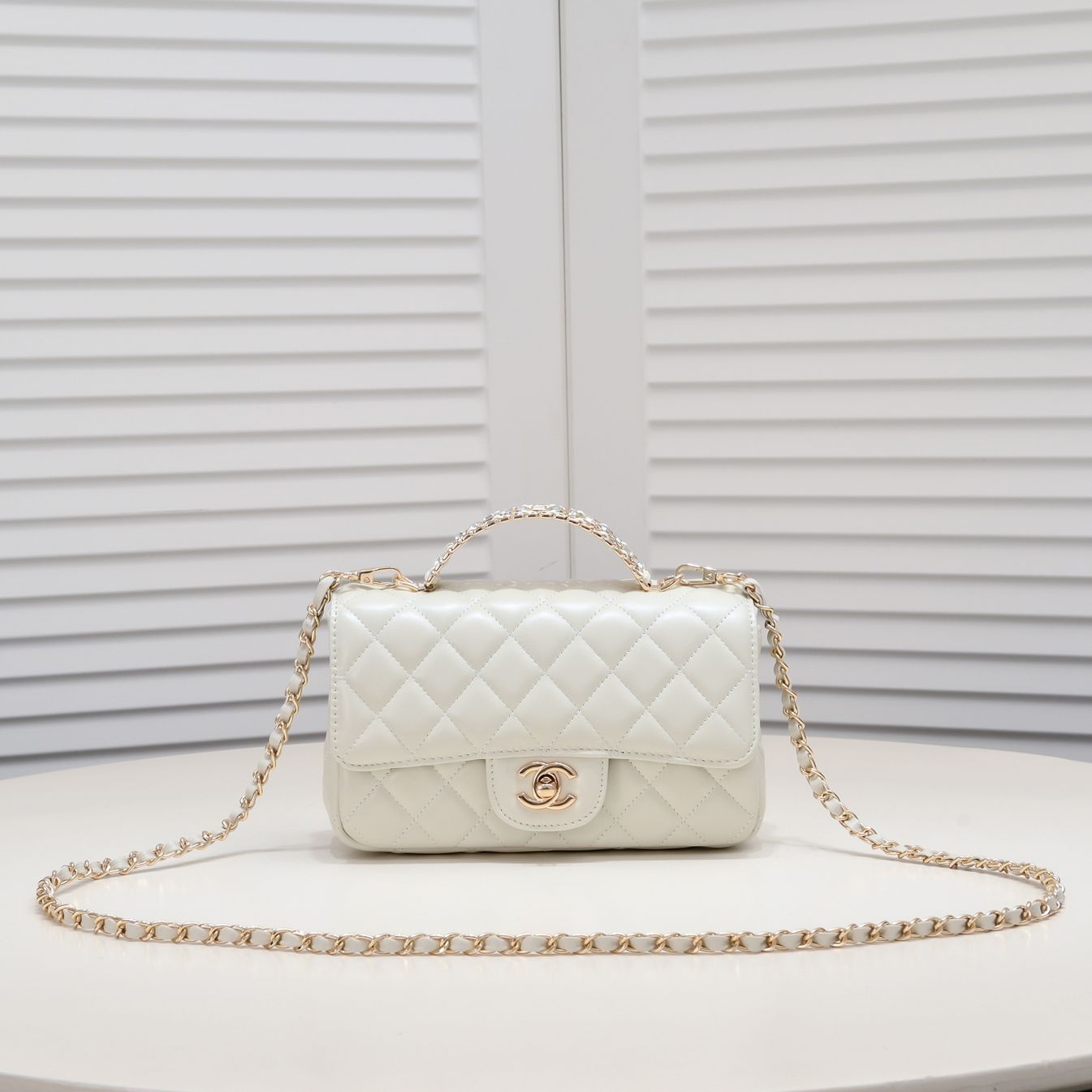 Chanel 23A Diamond Handle CF Mini Shoulder Bag Handbag