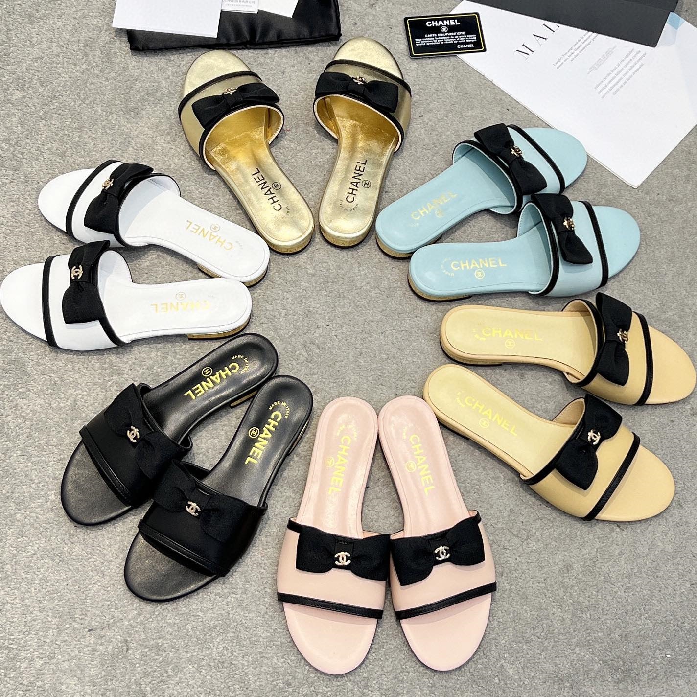 Chanel Shoes Handmade Workshop Series Slippers