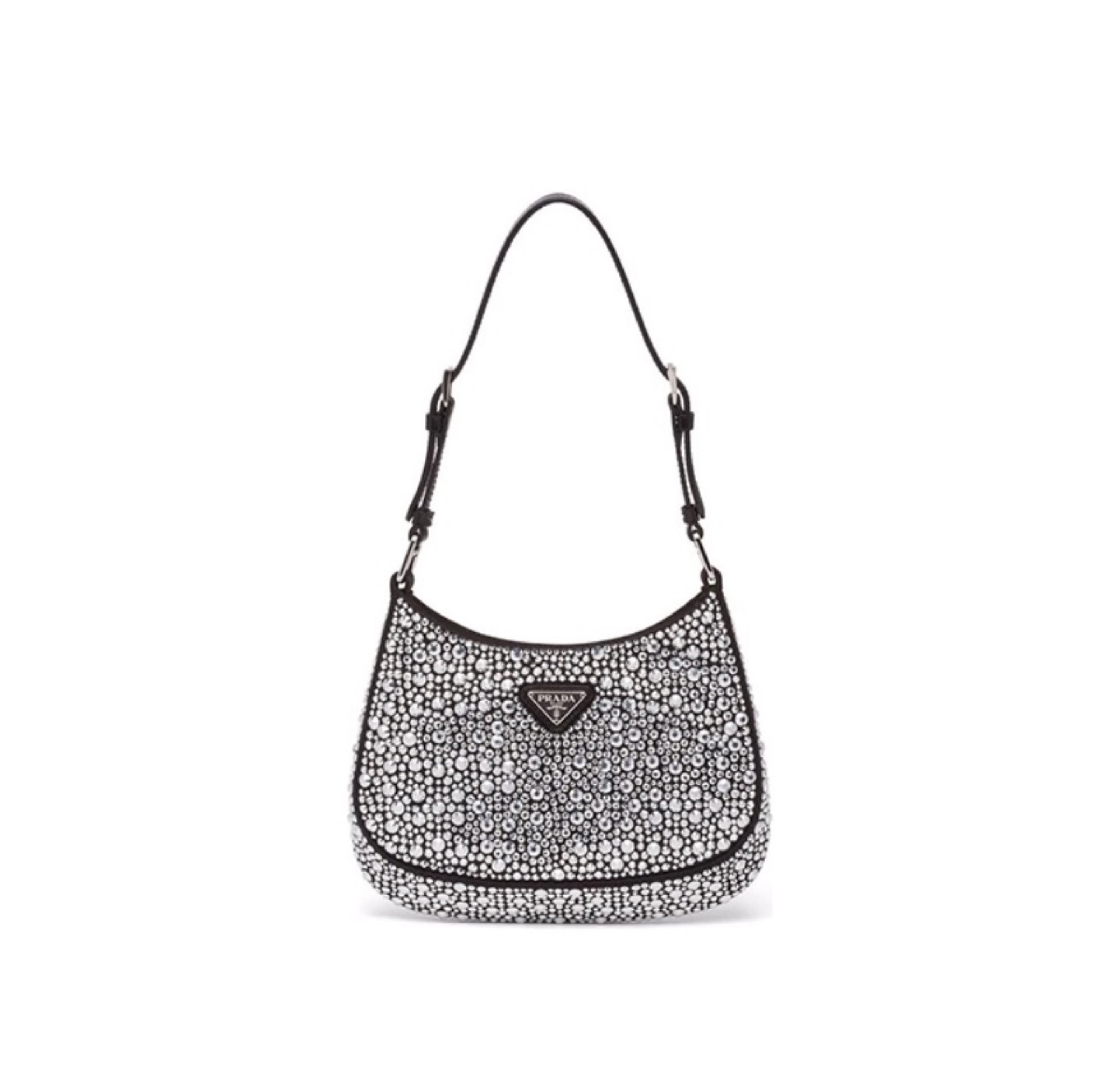 Prada Cleo Leather Diamond Shoulder Bag Handbag（Replica）