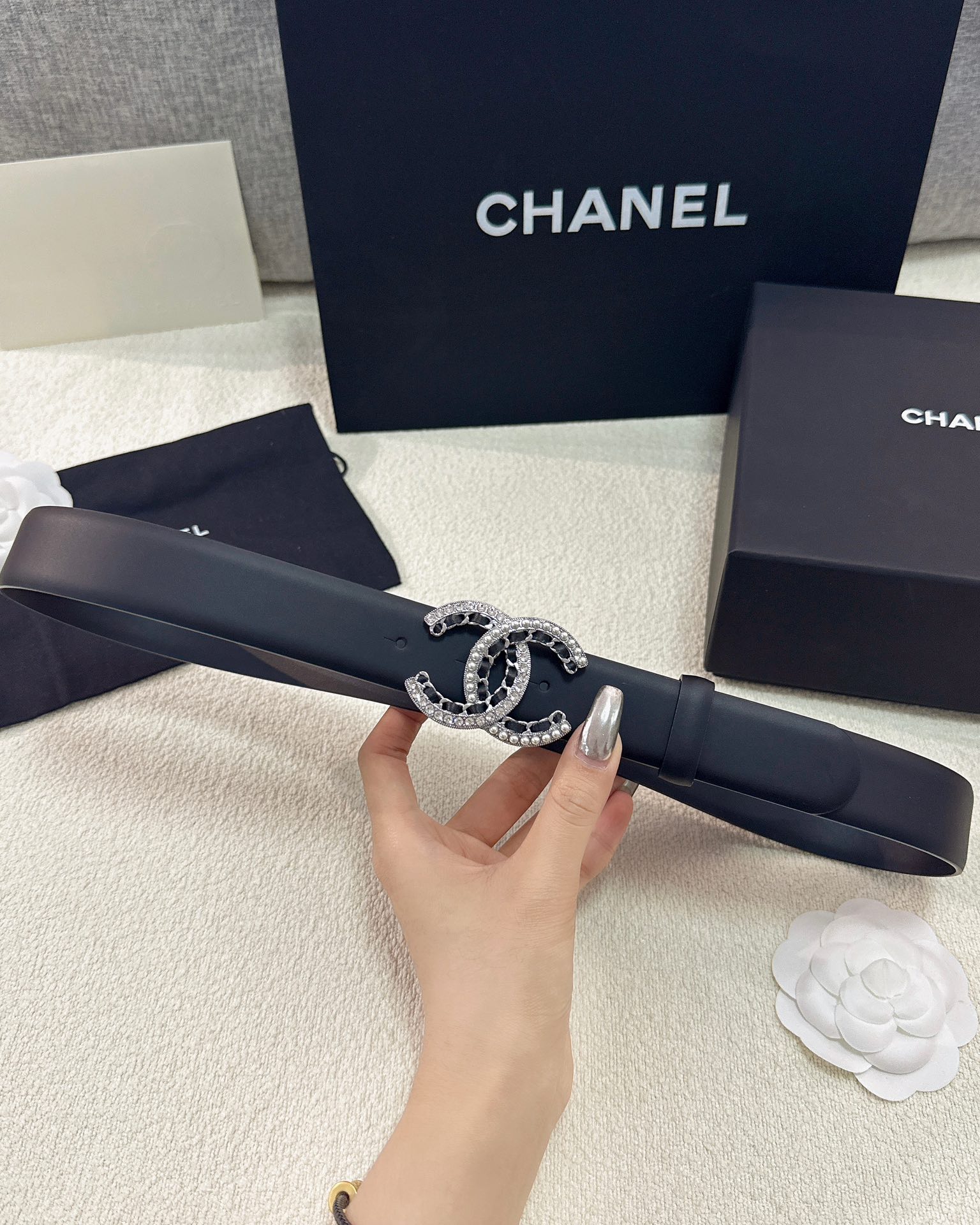 Chanel Leather Belts 1:1 Mirror Version