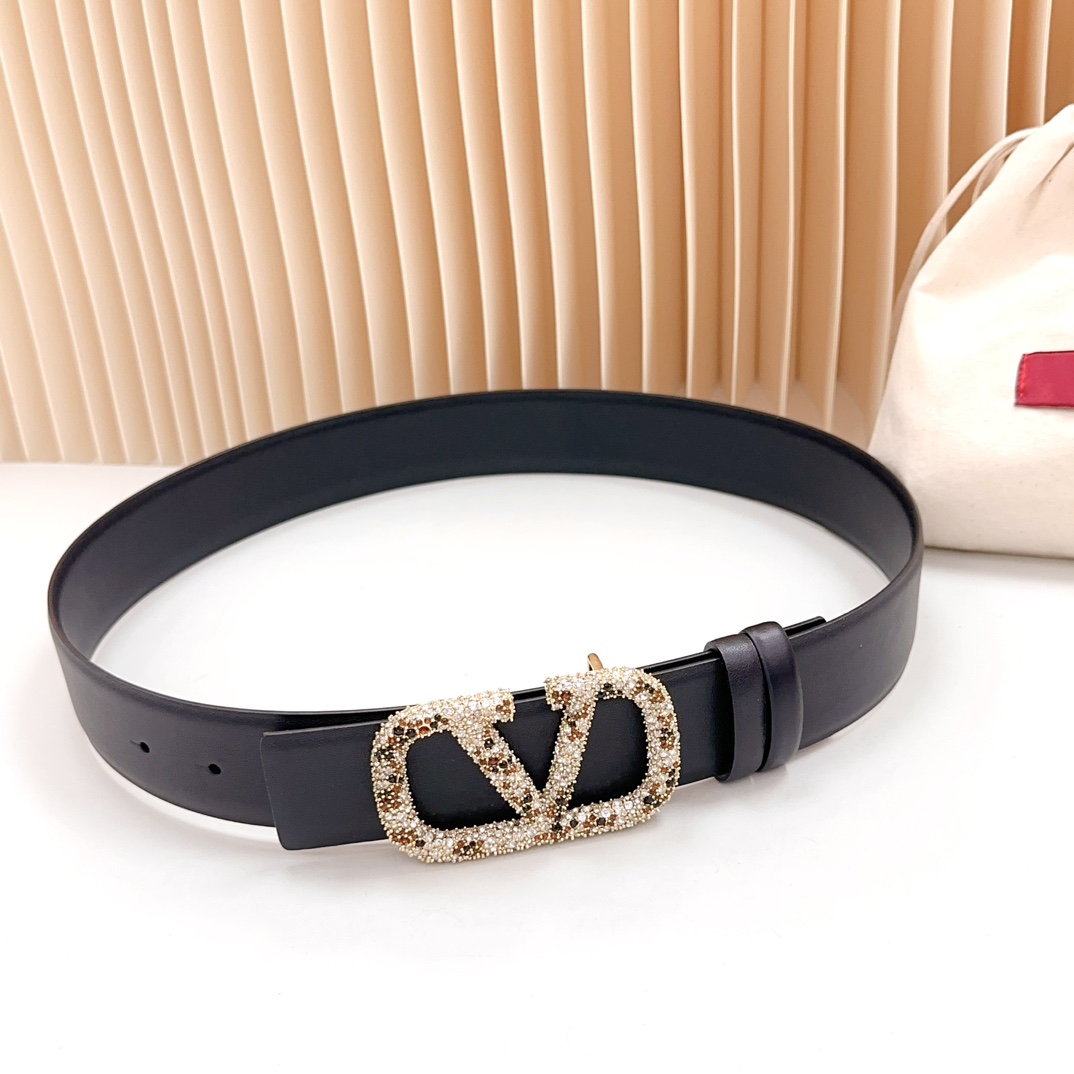 Valentino Leather Belts 1:1 Mirror Version