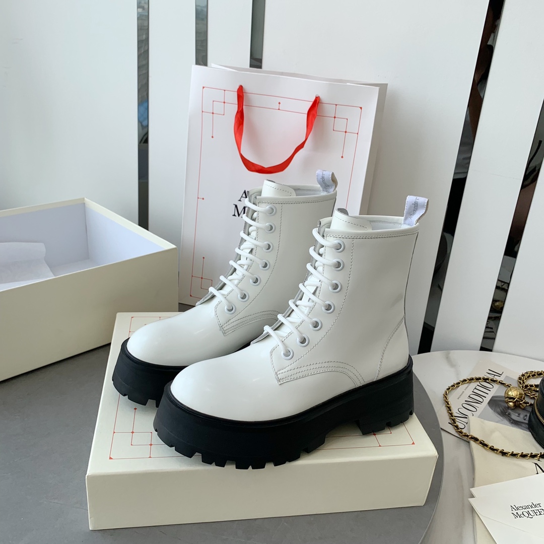 Alexander MCQueen shoes high-top with shoelace 001