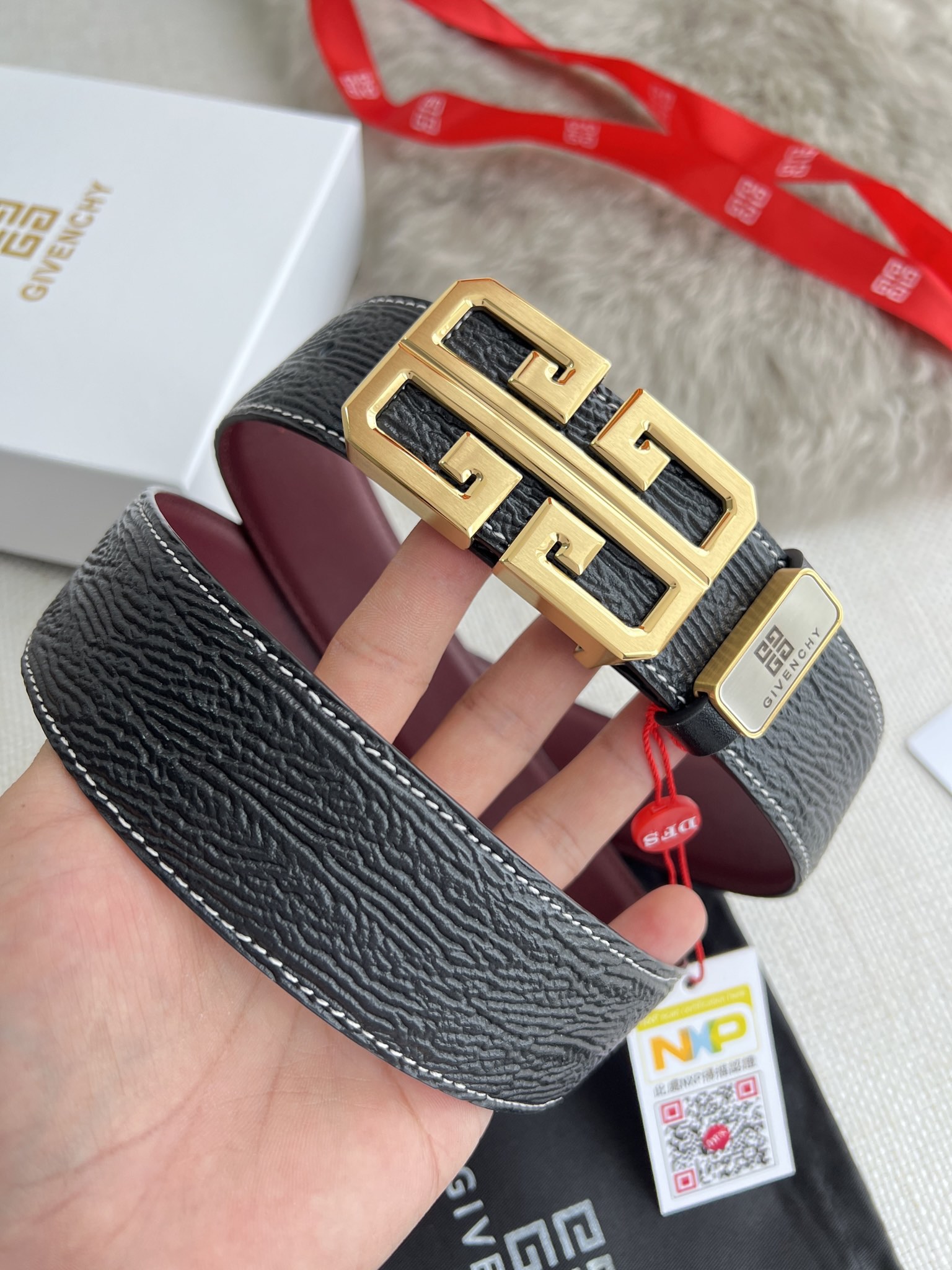 Givenchy Leather Belts 1:1 Mirror Version
