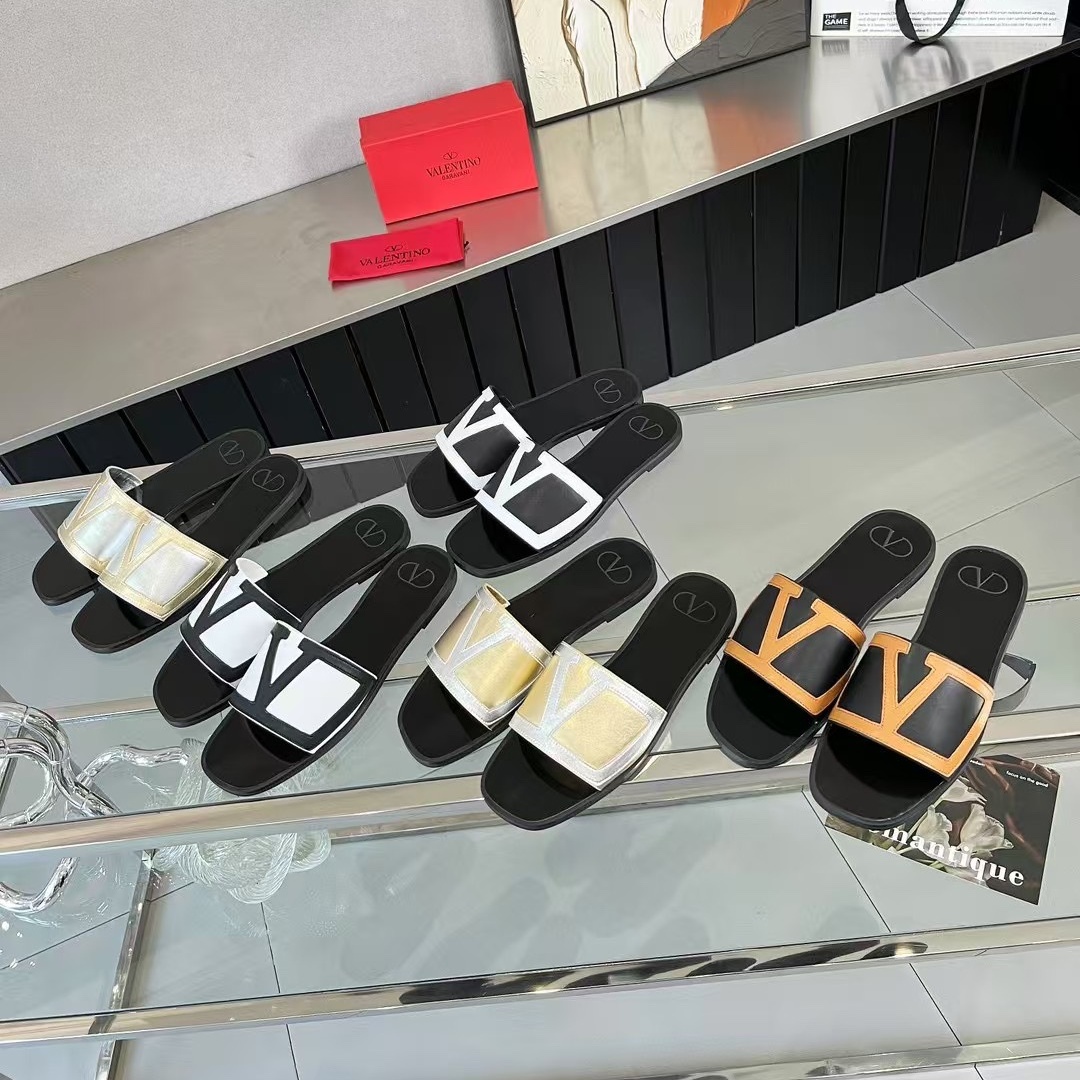 Valentino Shoes Ladies' Favorite Slipper Summer flat women's slippers