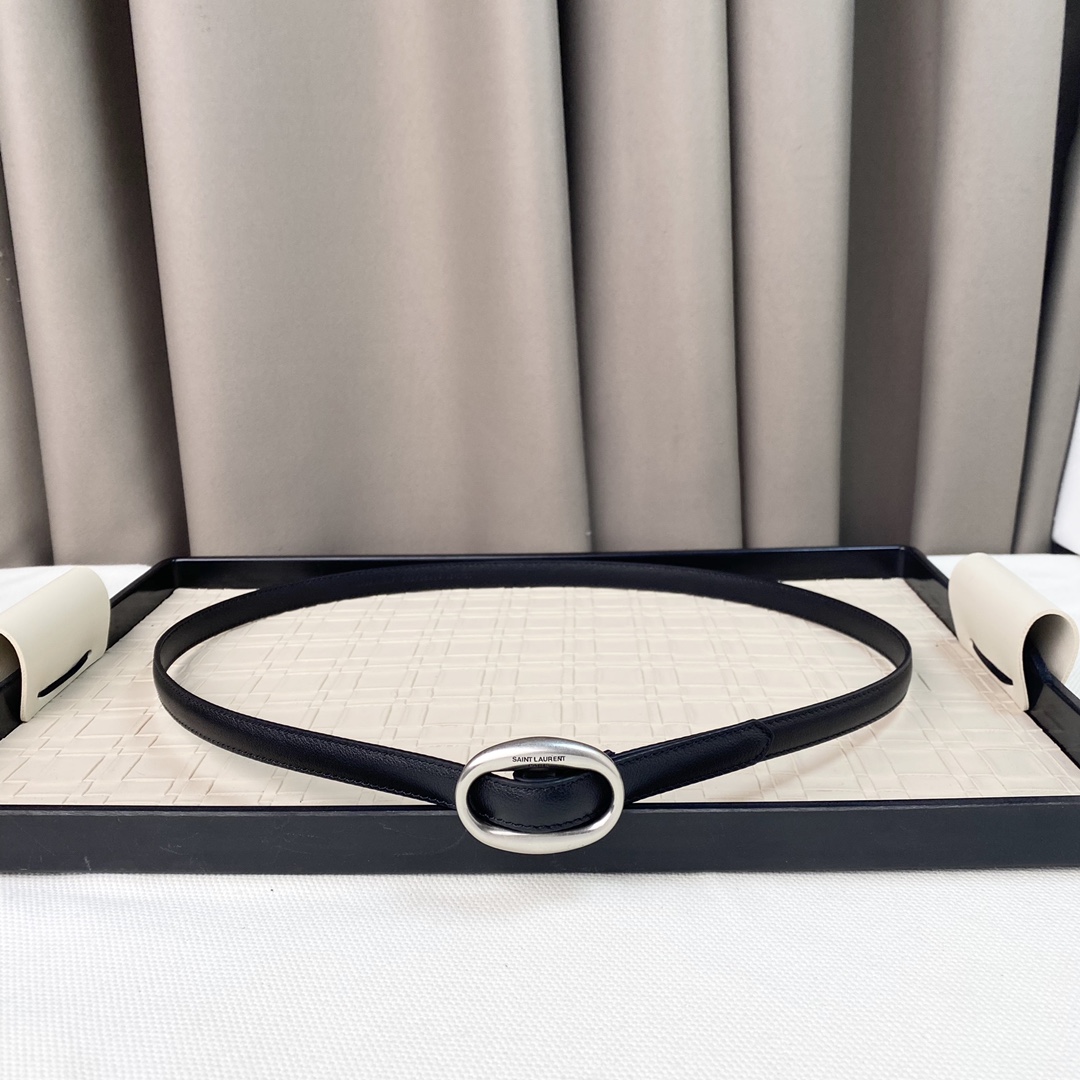 YSL Saint Laurent Leather Belts 1:1 Mirror Version