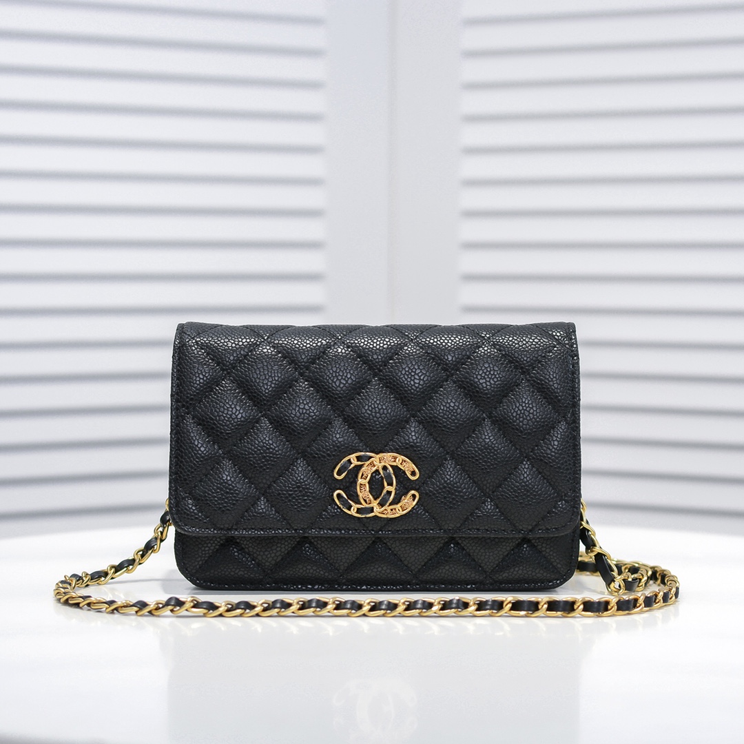 Chanel Woc Chain with Ball Pattern Shoulder Bag Handbag