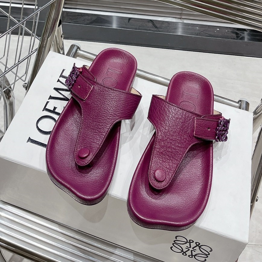 Loewe Shoes Easy couple's clip on slippers