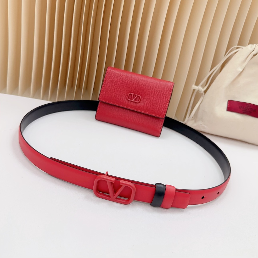 Valentino Leather Belts 1:1 Mirror Version