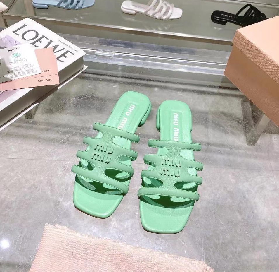 Miu Miu Shoes Summer new women's slippers