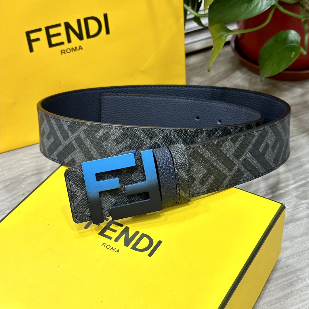 Fendi Leather Belts 1:1 Mirror Version