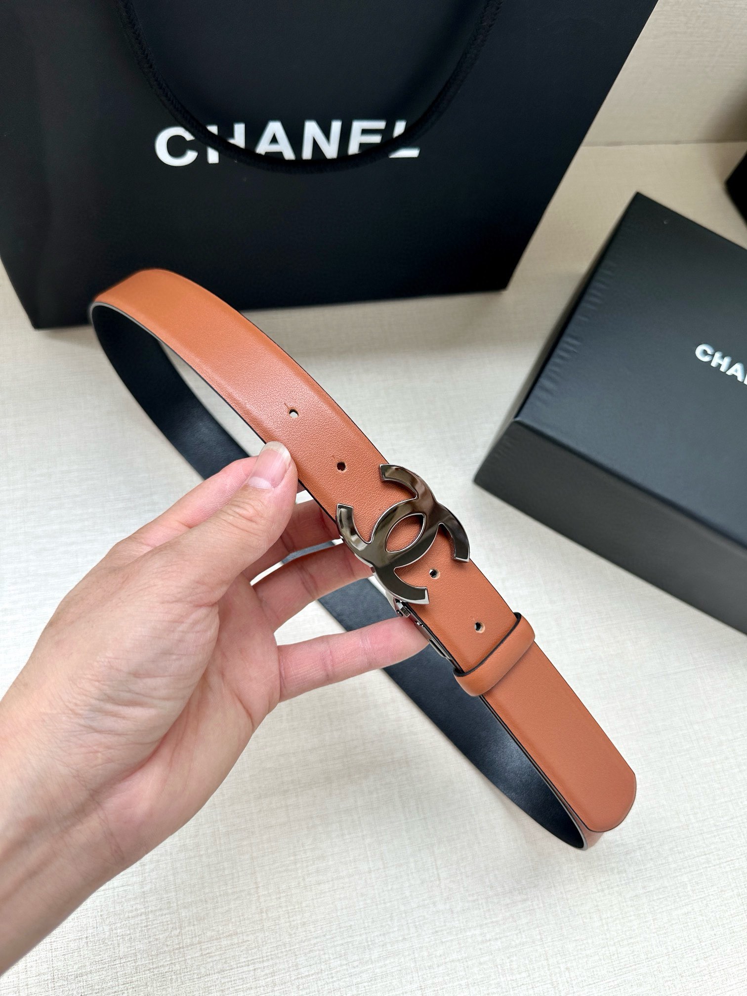 Chanel Leather Belts 1:1 Mirror Version