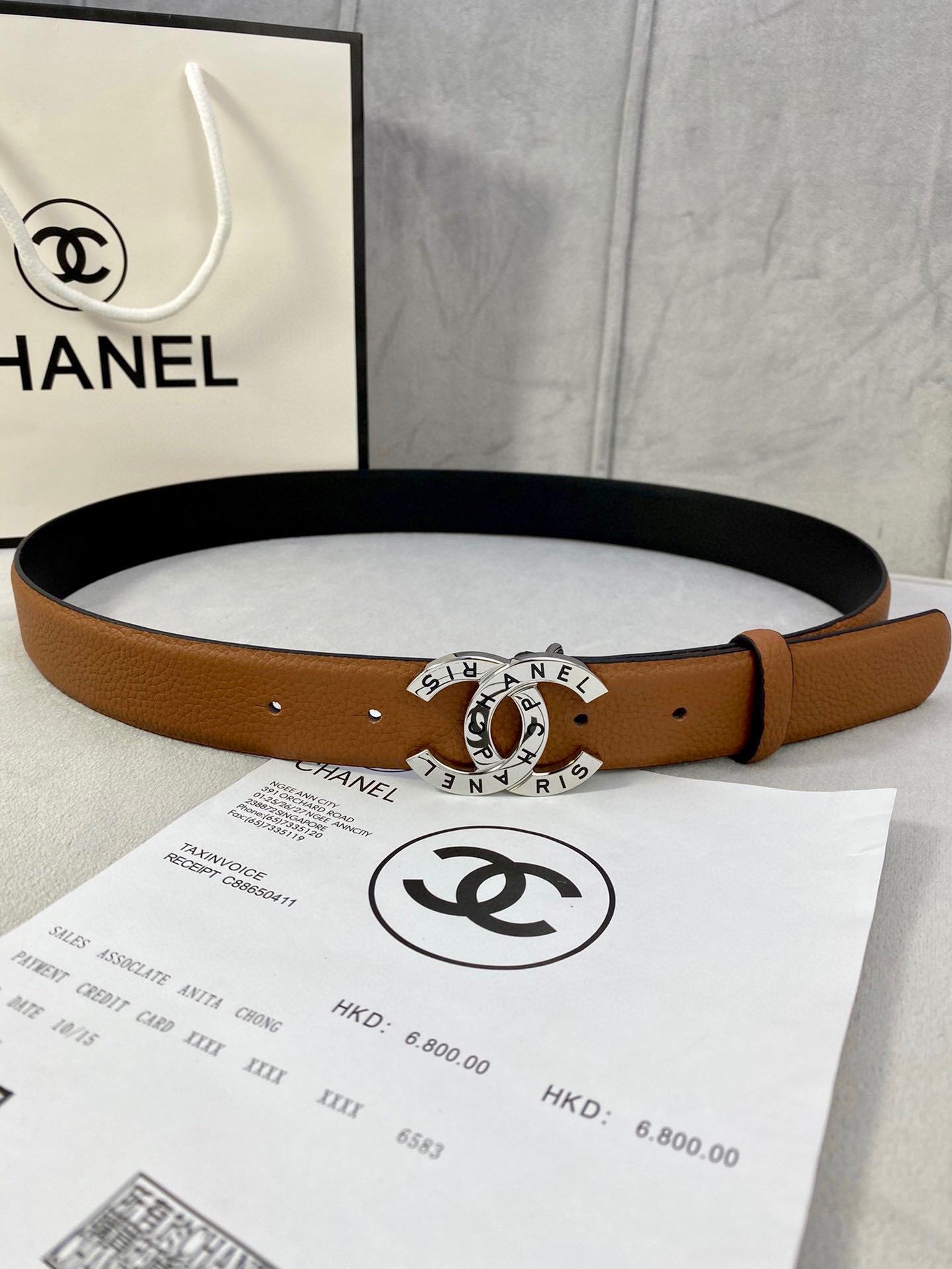 Chanel Leather Belts 1:1 Mirror Version