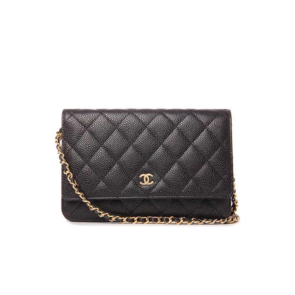Chanel WOC Quilted Caviar Shoulder Bag (Replica)