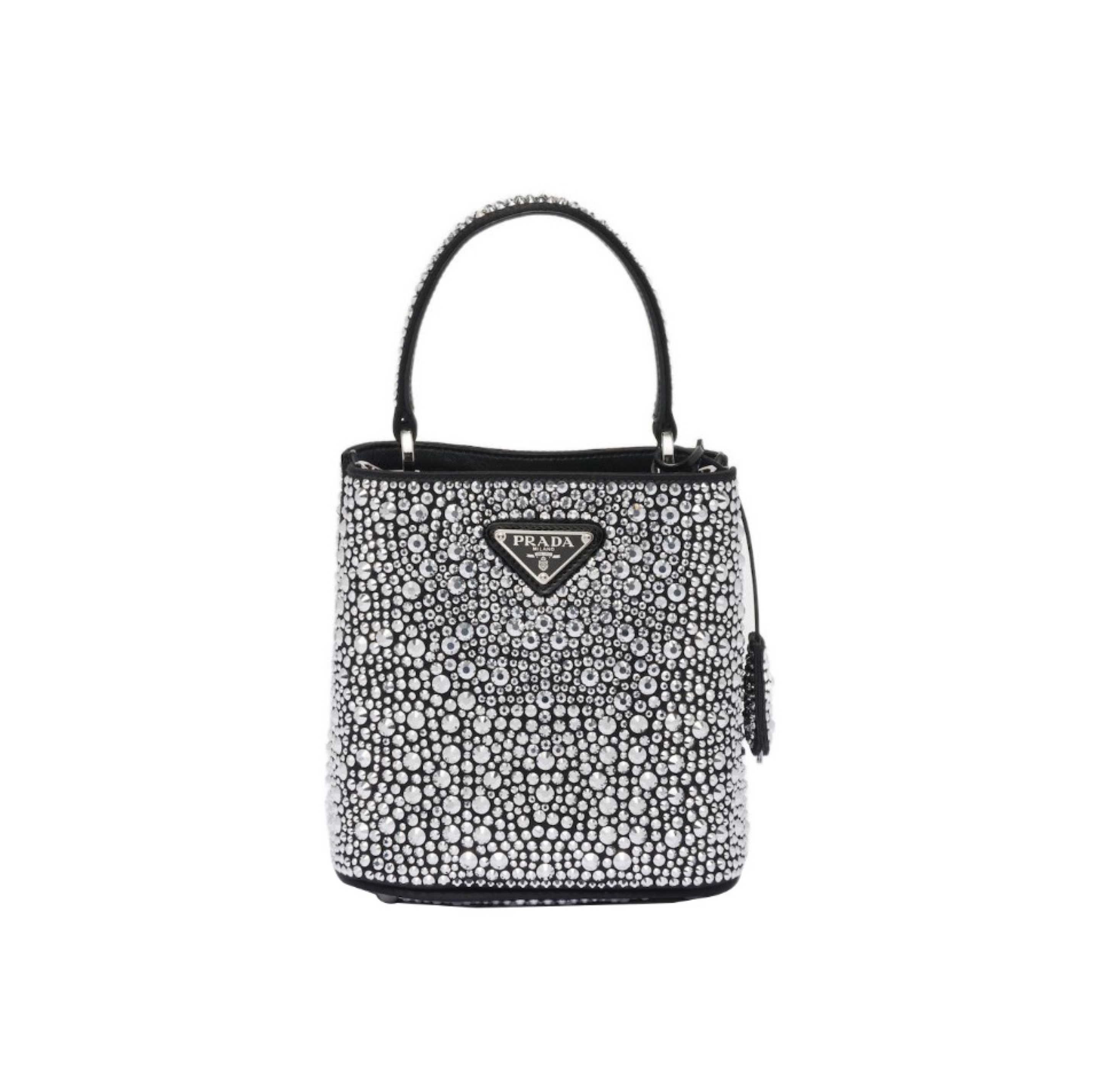 Prada Panier Crystal Tote Messenger Shoulder Bag （Replica）