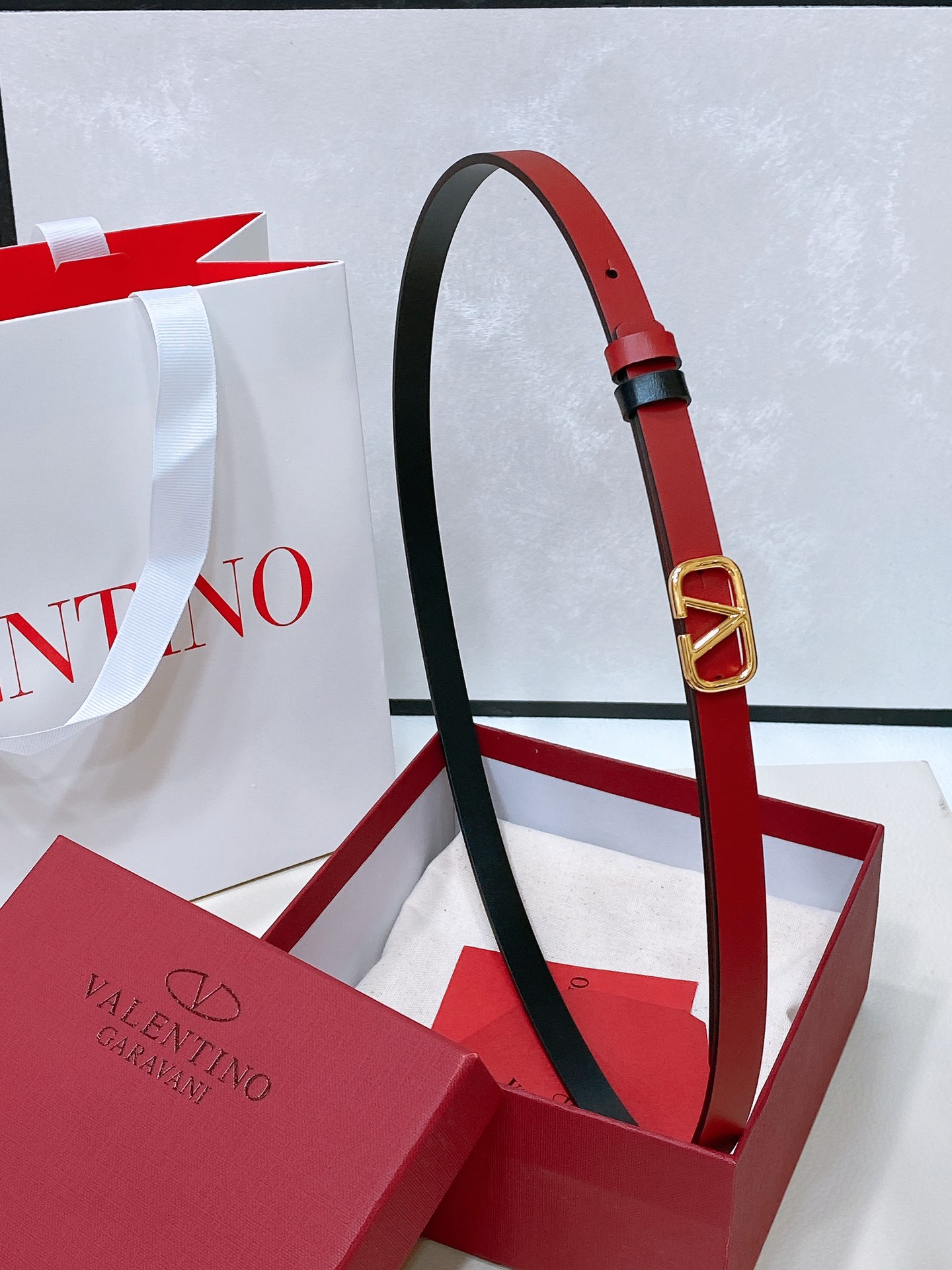 Valentino Leather Belts 1:1 Mirror Version