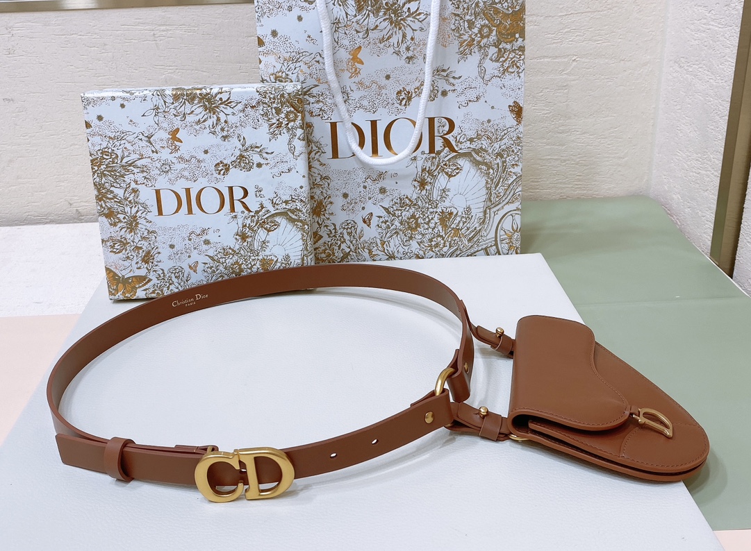Dior Leather Belts 1:1 Mirror Version