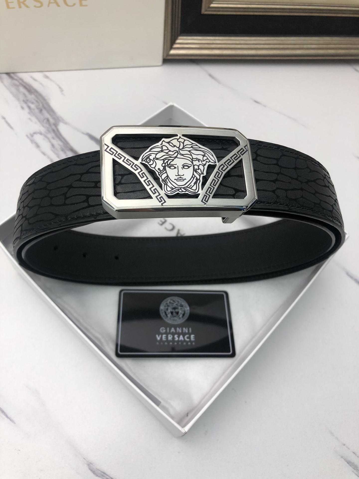 Versace Leather Belts 1:1 Mirror Version