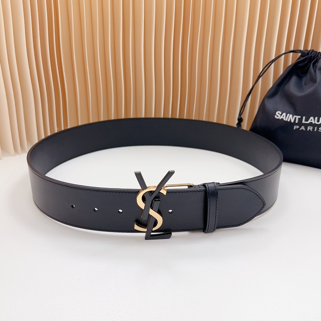 YSL Saint Laurent Leather Belts 1:1 Mirror Version
