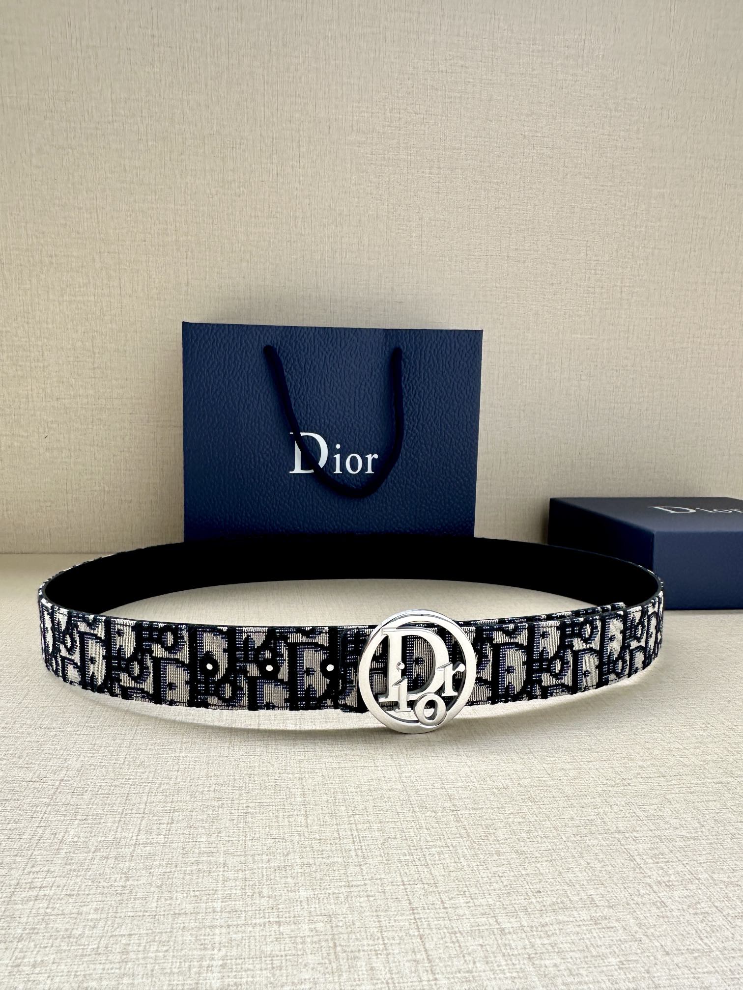 Dior Leather Belts 1:1 Mirror Version