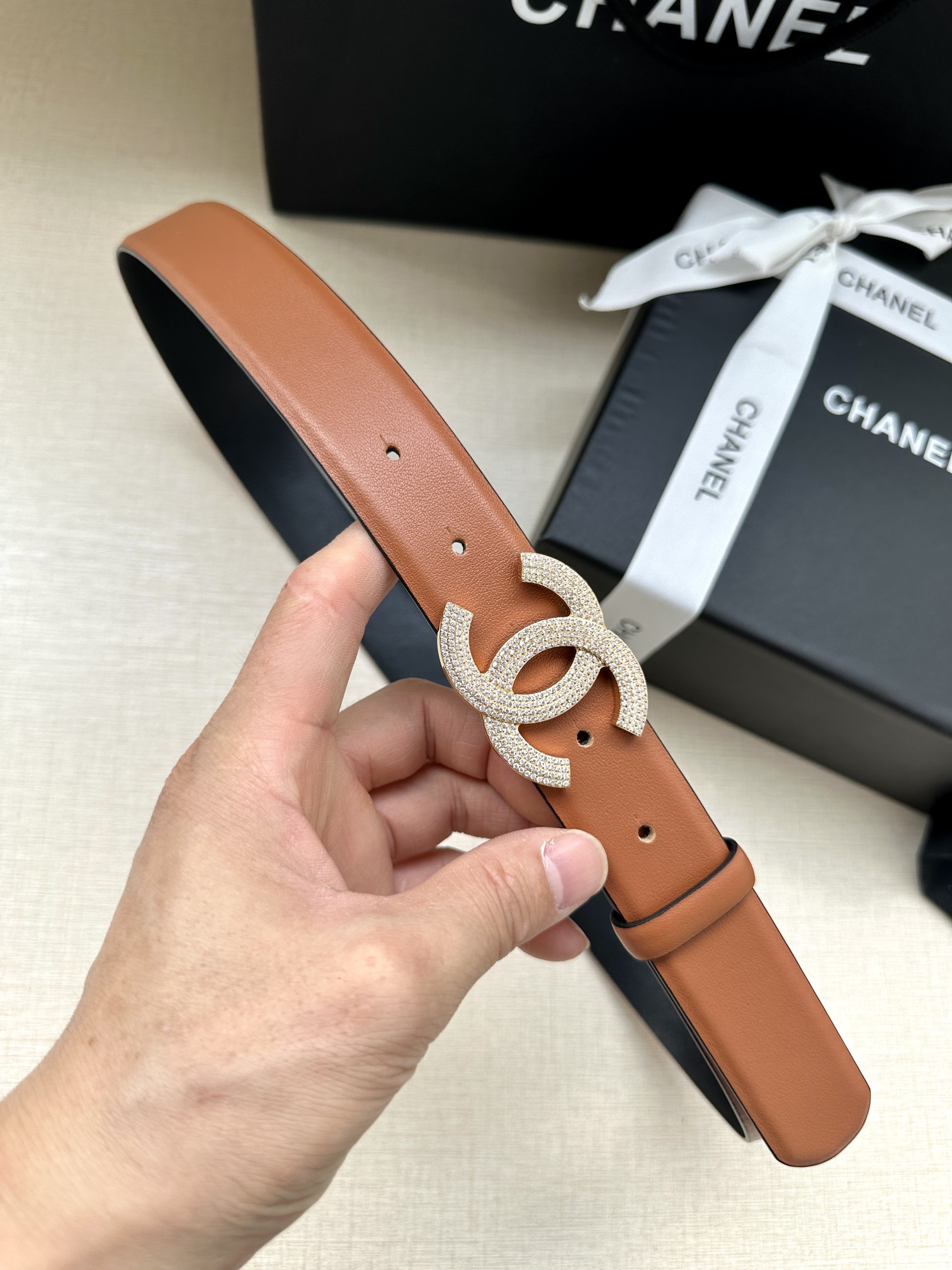 Chanel Leather Belts 1:1 Mirror Version