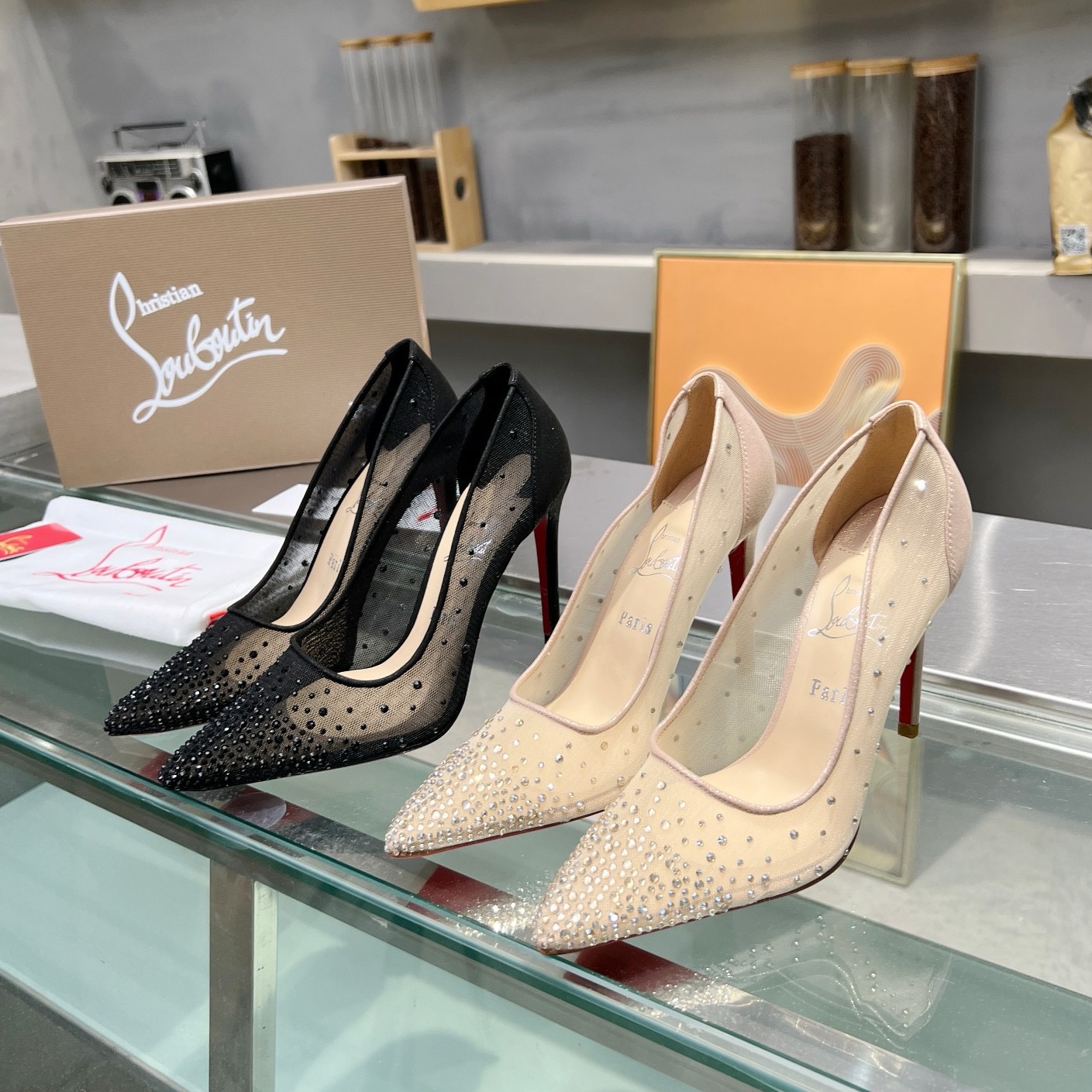 Christian Louboutin Shoes Luboting CL red soled high heels