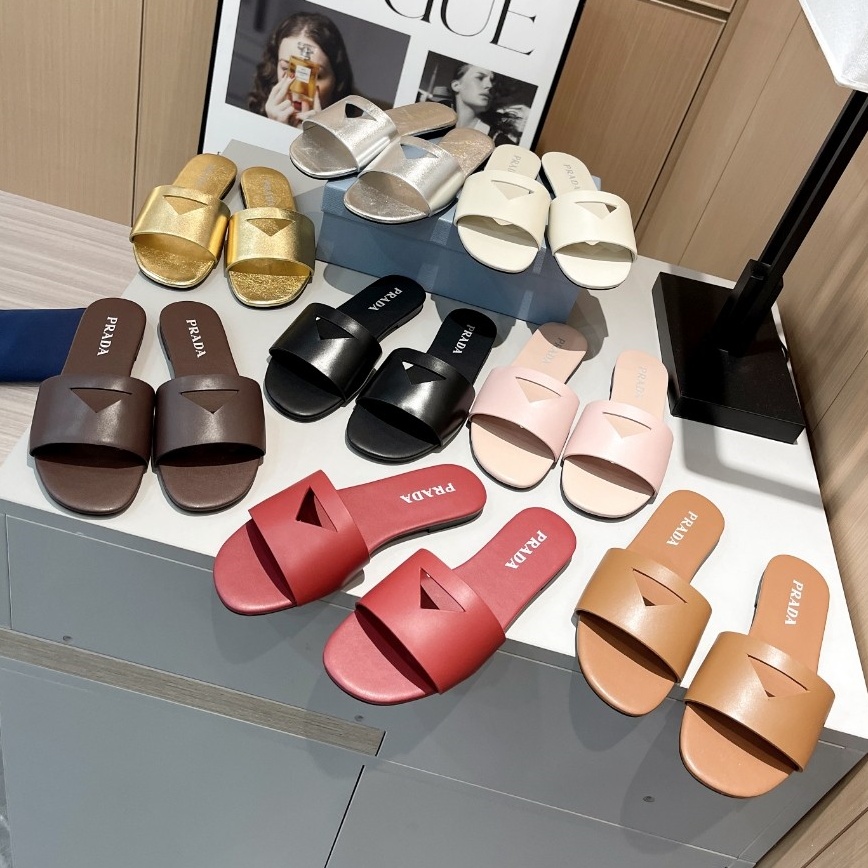 Prada Shoes Hollow out women's slippers