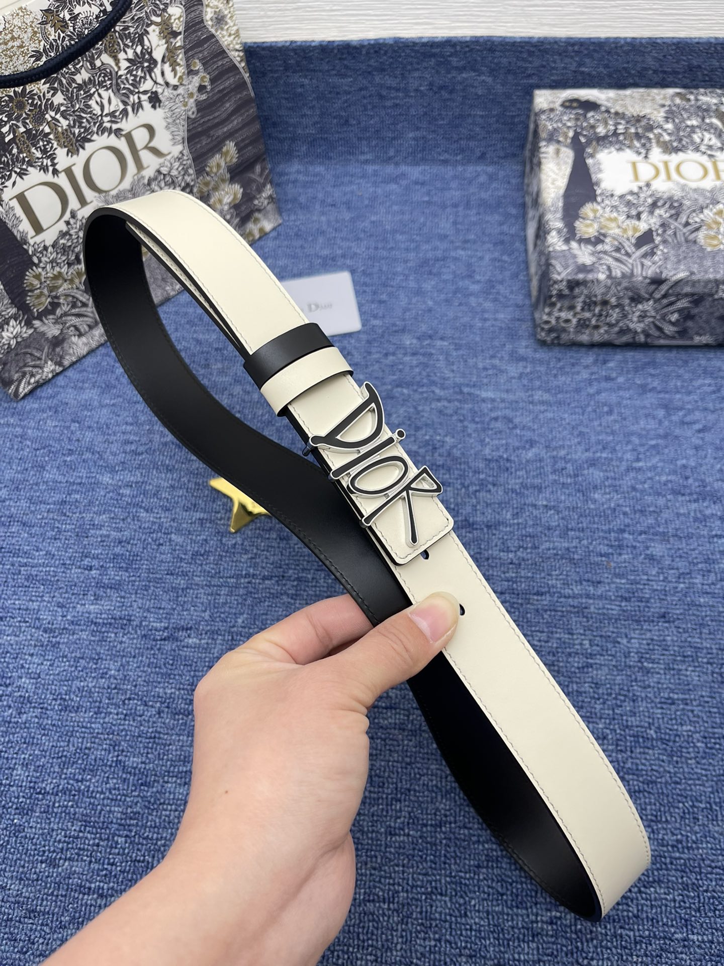 Dior Leather Belts 1:1 Mirror Version