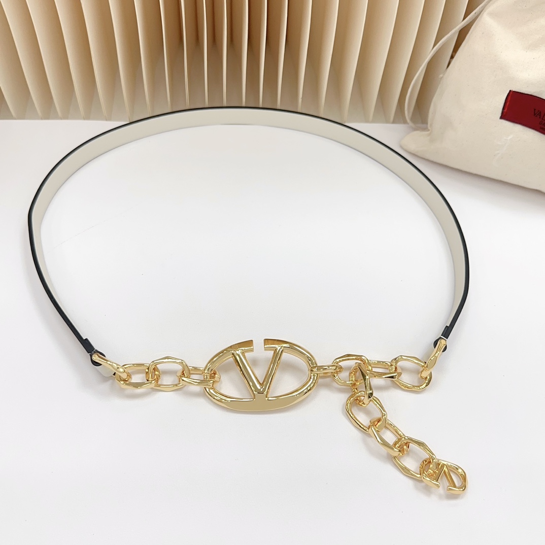 Valentino Leather Belts 1:1 Mirror Version