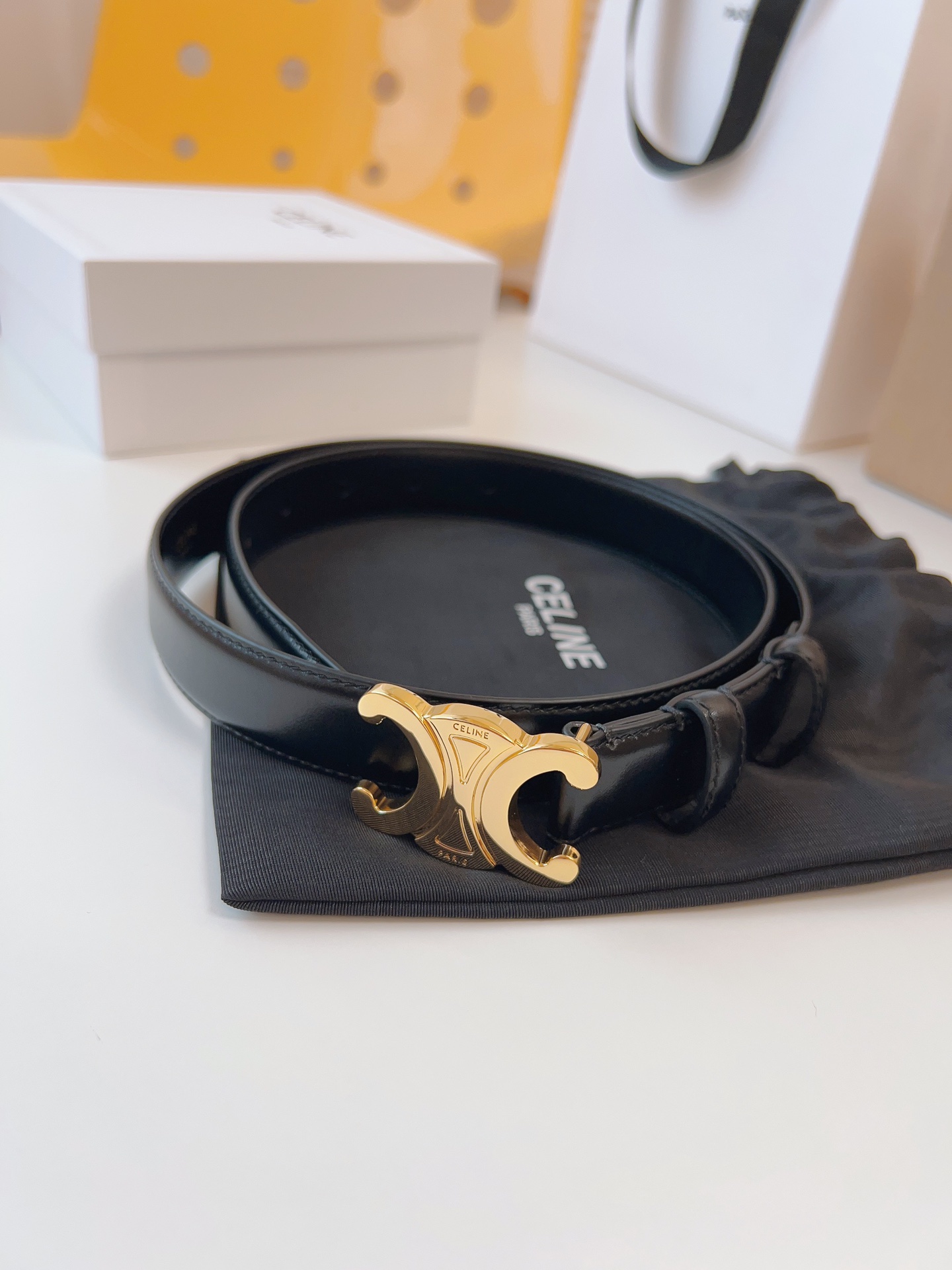 Celine Leather Belts 1:1 Mirror Version