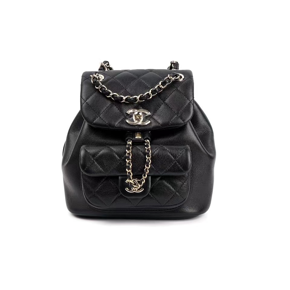 Chanel Duma A Plaid Backpack Bag (Replica）