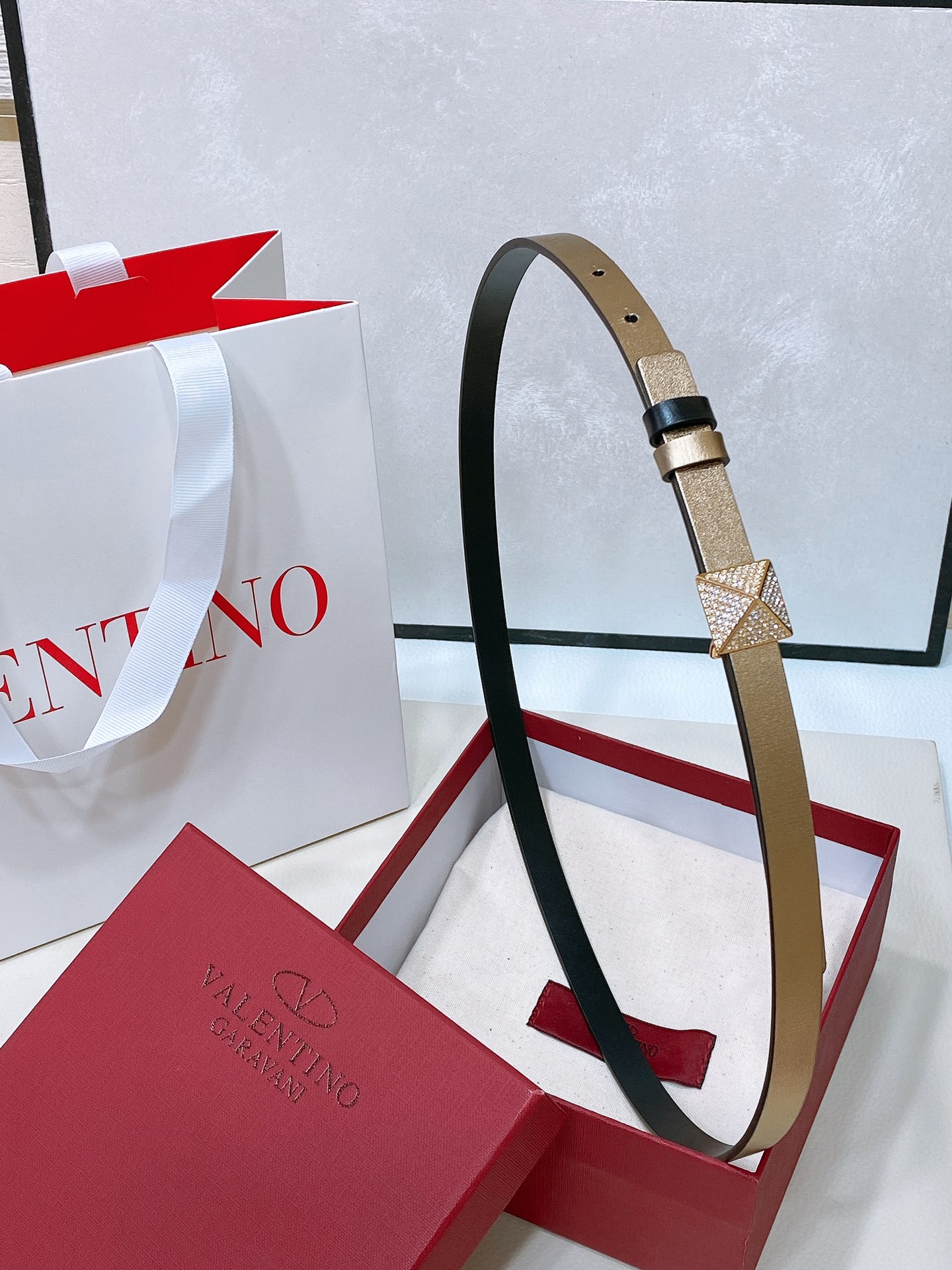 Valentino Leather Belts 1:1 Mirror Version