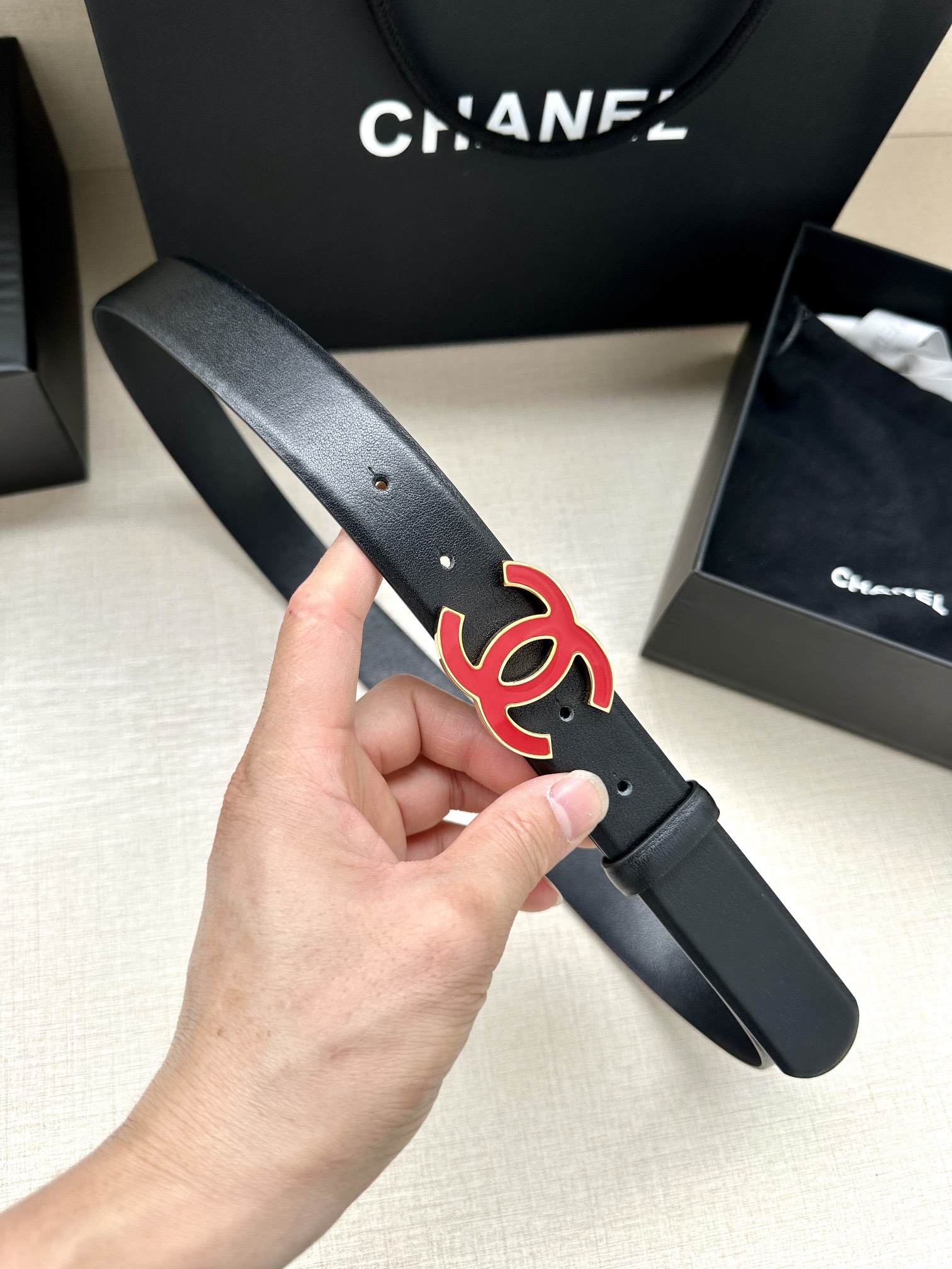 Chanel Leather Belts 1:1 Mirror Version