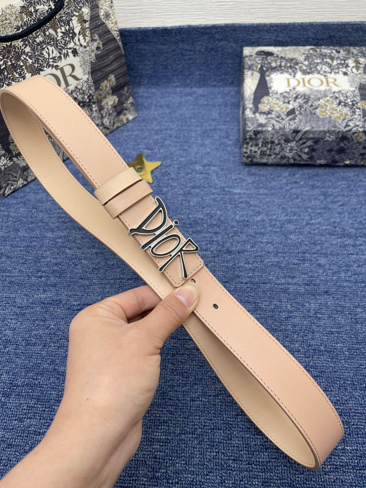 Dior Leather Belts 1:1 Mirror Version