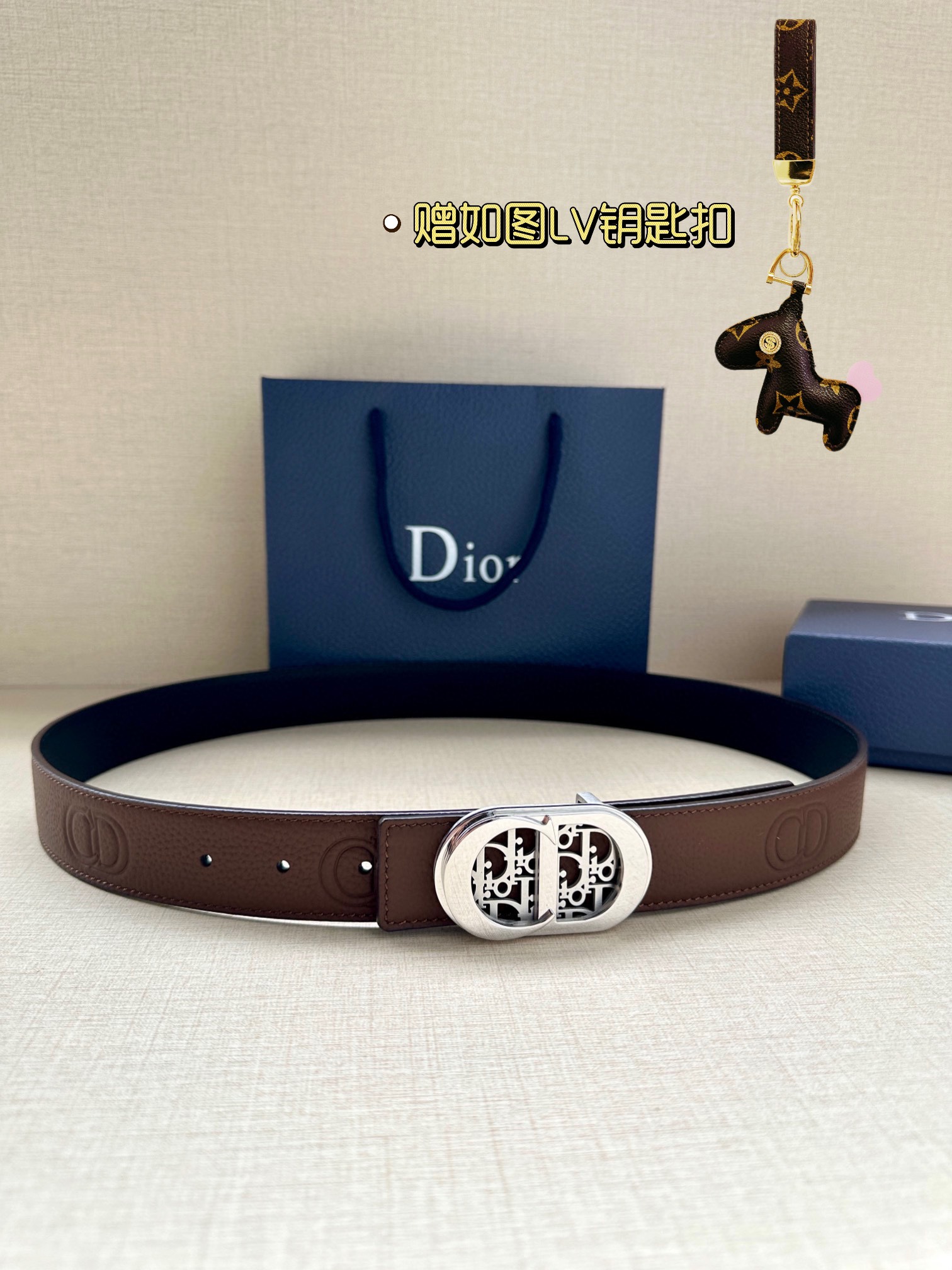 Dior Leather Belts 1:1 Mirror Version