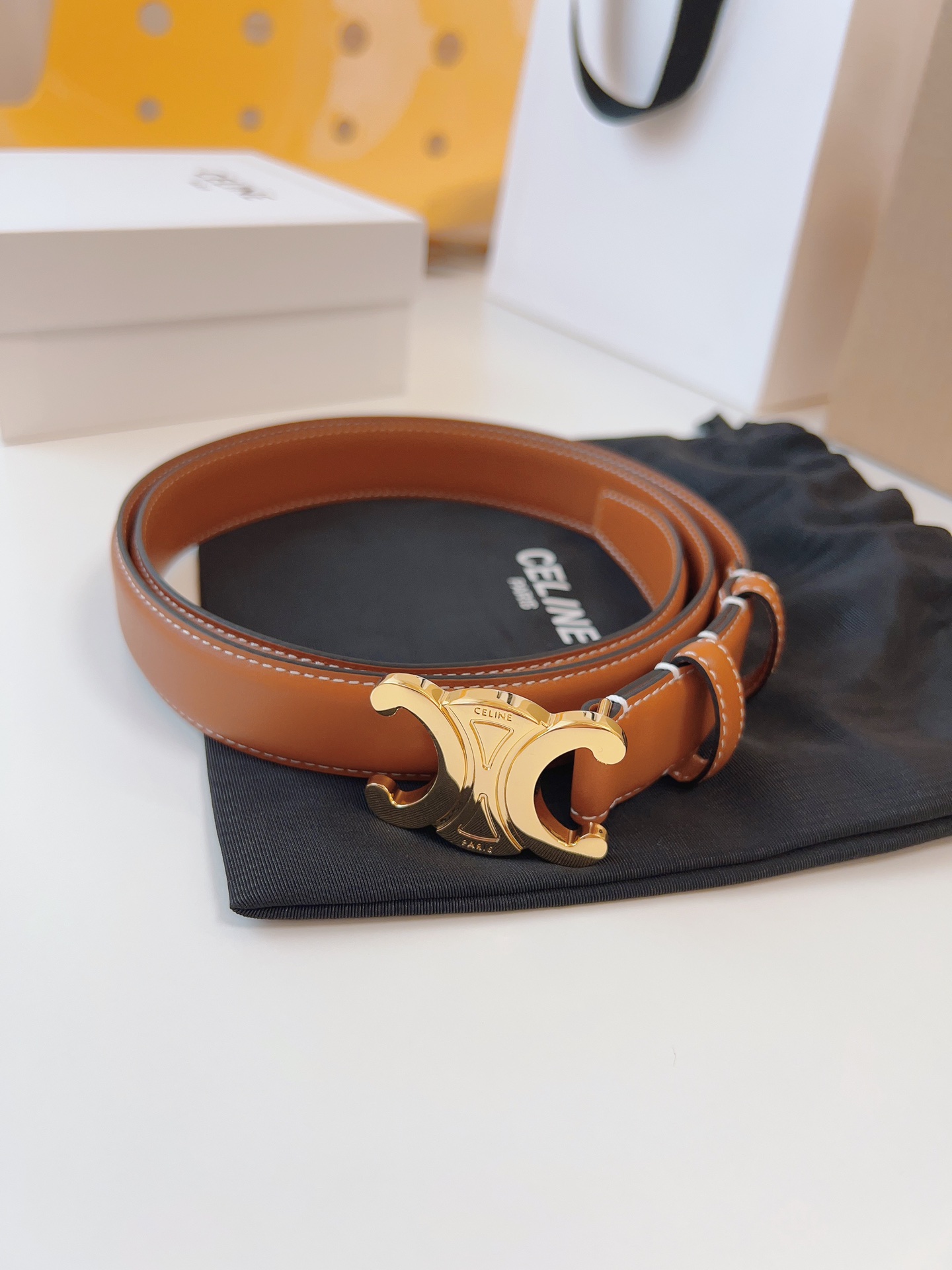 Celine Leather Belts 1:1 Mirror Version