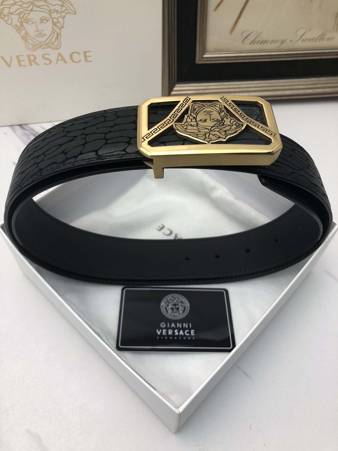 Versace Leather Belts 1:1 Mirror Version